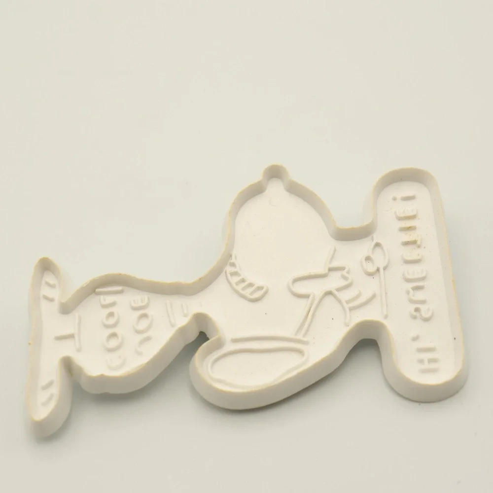 Lot of 7 Vintage Cookie Cutters Santa Turkey Squirrel Train Snoopy Car shapes